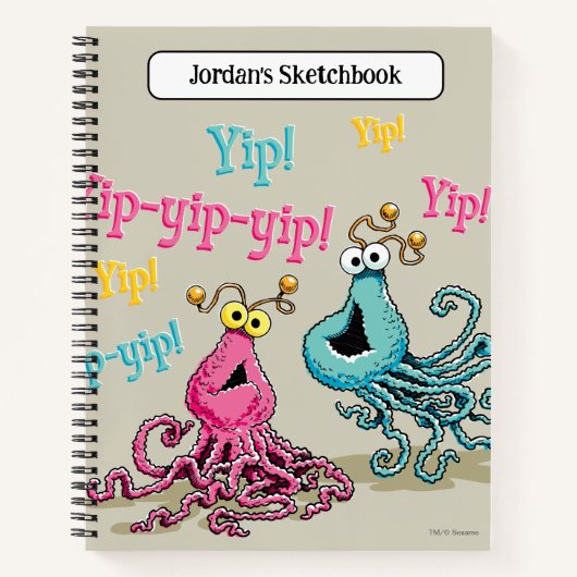  Yip-Yips Tekening Notitieboek (Voorkant)