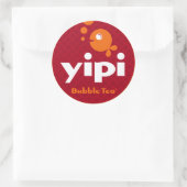Yipi 3'' ronde sticker (Tas)