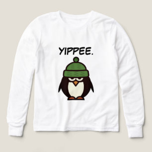 Yippee grappige sarcastische pinguïn cartoon kinde
