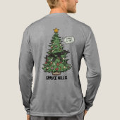 Yippee Ki Ya Yay Coasters Tri-Blend Shirt (Achterkant volledig)