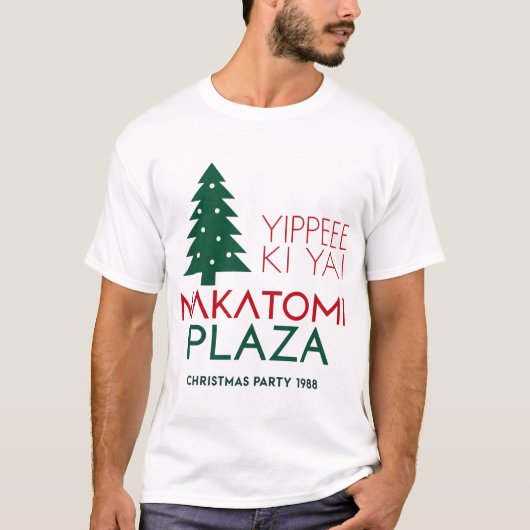 Yippee ki yai Nakatomi plaza T-shirt (Voorkant)