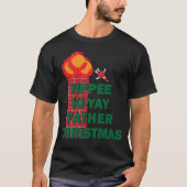 Yippee Ki-Yay Father Kerstmis T-shirt (Voorkant)