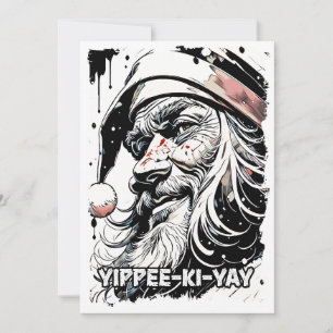 Yippee Ki Yay Funny Christmas Quote Pop Cultuur Feestdagenkaart
