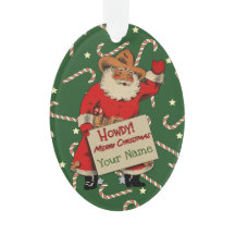 Yippee Ki-Yay Kerstcowboy Santa 202X