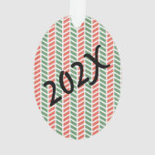 Yippee Ki-Yay Kerstcowboy Santa 202X Ornament (achterkant)