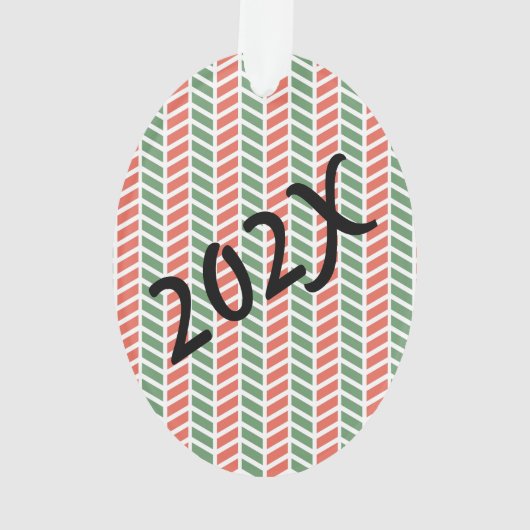 Yippee Ki-Yay Kerstcowboy Santa 202X Ornament (achterkant)