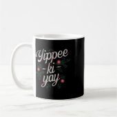 Yippee Ki-yay Leuk Kerstfeest  Koffiemok (Links)