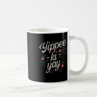 Yippee Ki-yay Leuk Kerstfeest Koffiemok
