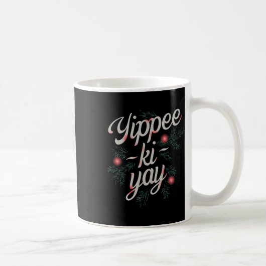 Yippee Ki-yay Leuk Kerstfeest  Koffiemok (Rechts)