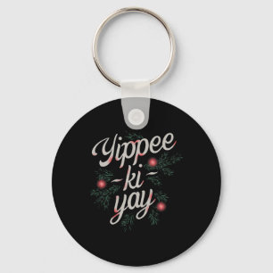 Yippee Ki-yay Leuke Kerstmis Sleutelhanger