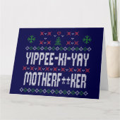 Yippee Ki Yay Oogstrelaas Kaart (Voorkant)