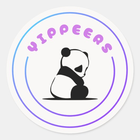 Yippeers Logo Sticker (Voorkant)