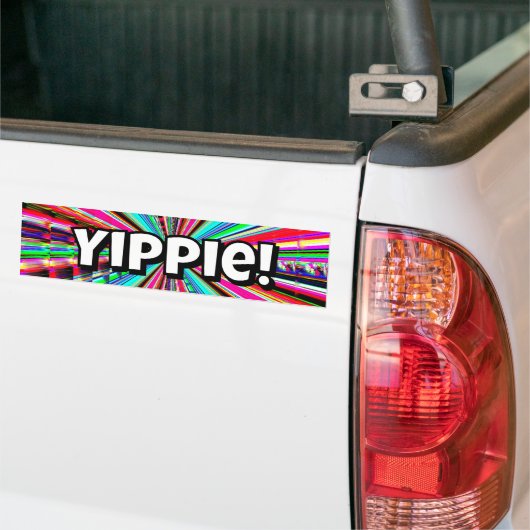 Yippie! Bumpersticker (Op Truck)