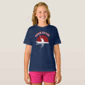 Yippie Kayak - Grappig Kayaker Quote T-shirt (Voorkant volledig)