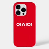 Yisia 이시아 iPhone / iPad hoesje Rood (Achterkant)