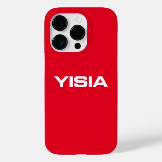 Yisia iPhone/iPad Red Case-Mate iPhone Case (Achterkant)