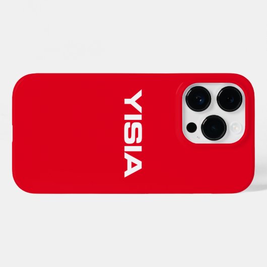Yisia iPhone/iPad Red Case-Mate iPhone Case (Achterkant (horizontaal))