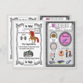 Yitzy - Ytterbium Horn Unicorn Game Kaart (Voorkant / Achterkant)