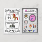 Yitzy - Ytterbium Horn Unicorn Game Kaart (Achterkant)