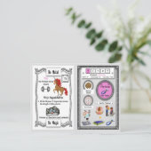 Yitzy - Ytterbium Horn Unicorn Game Kaart (Staand voorkant)