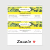 Ylang Ylang Essentiële Oliën Geurstof Flesetiket Sticker (Vel)