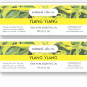 Ylang Ylang Essentiële Oliën Geurstof Flesetiket Sticker (Voorkant)