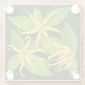 Ylang Ylang Exotic Scented Flowers Glazen Onderzetter (Achterkant)