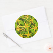 Ylang Ylang Exotic Scented Flowers Ronde Sticker (Envelop)