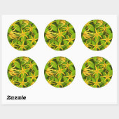 Ylang Ylang Exotic Scented Flowers Ronde Sticker (Vel)