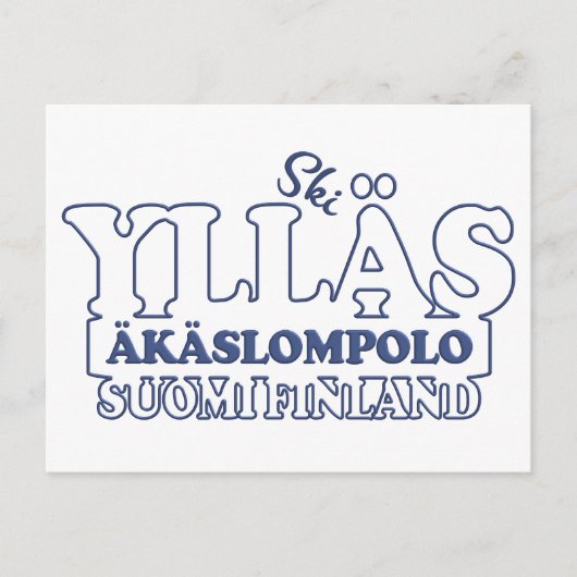 YLLÄS FINLAND briefkaart (Voorkant)