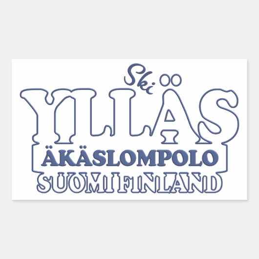 YLLÄS FINLAND stickers (Voorkant)