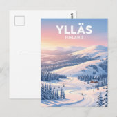 Ylläs Ski Resort Finland Briefkaart (Voorkant / Achterkant)