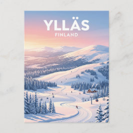 Ylläs Ski Resort Finland Briefkaart