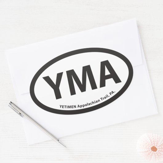 YMA Oval Sticker (Envelop)