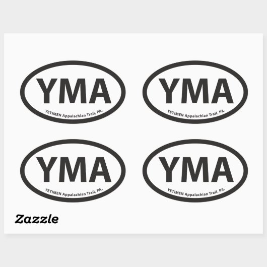 YMA Oval Sticker (Vel)