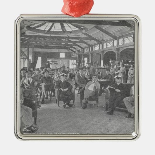 YMCA Hostel, Piccadilly, Manchester, c.1910 Metalen Ornament (Voorkant)