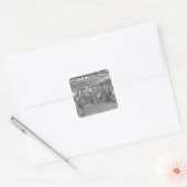 YMCA Hostel, Piccadilly, Manchester, c.1910 Vierkante Sticker (Envelop)