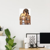 Ymir Christa Shingeki no Kyoto-aanval op Titan Poster (Thuiskantoor)