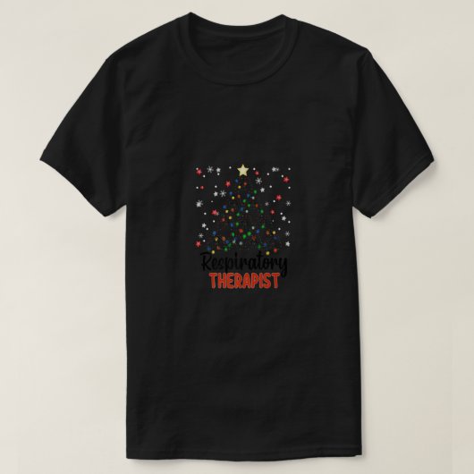 YNBV Respiratory Therapist Kerstmis, Kerstmis, PT T-shirt (Design voorkant)