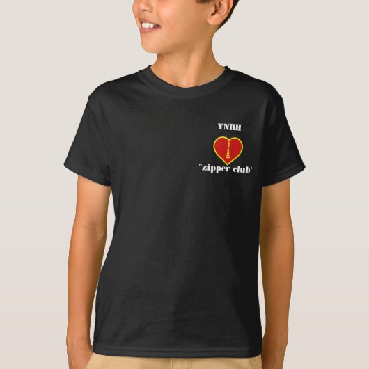 YNHH Zipper Club T-shirt (Voorkant)