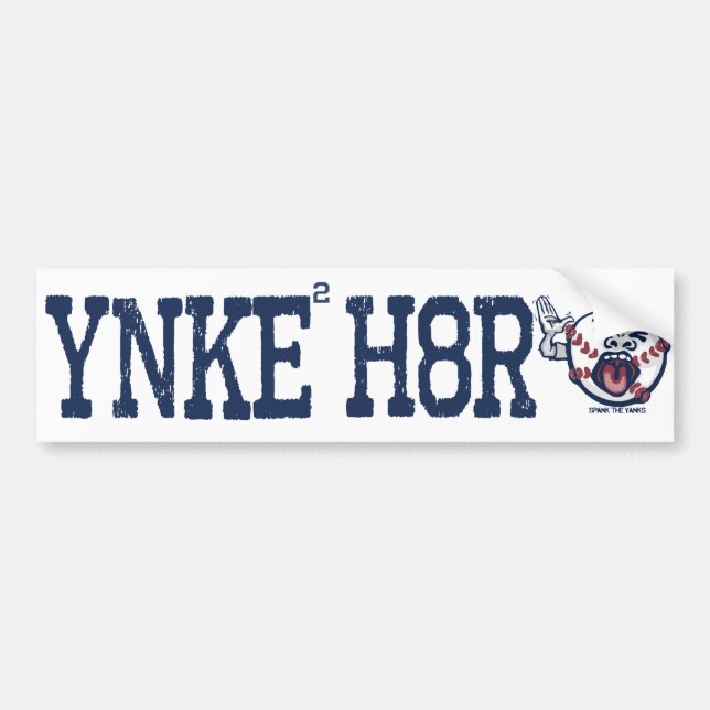 YNKEE H8R BUMPERSTICKER (Voorkant)