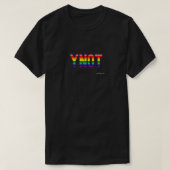 YNOT Pride Regenboog Vlag T-shirt (Design voorkant)