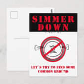 YNOTME BRIEFKAART SIMMER DOWN (Voorkant / Achterkant)