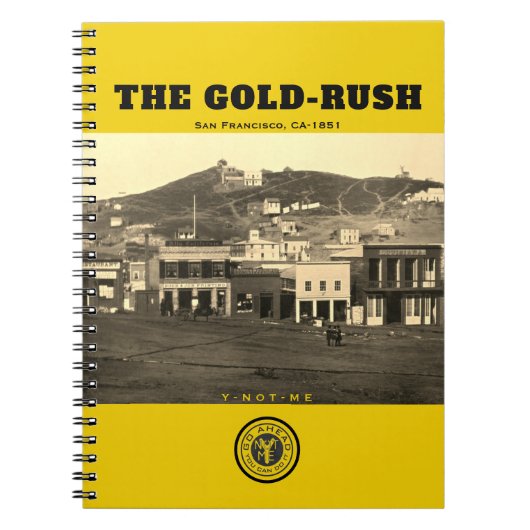 YNOTME DE GOLD-RUSH 3g Notitieboek (Voorkant)