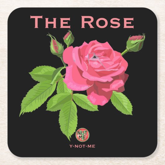 YNOTME HET ROOS Paper Onderzetter (Voorkant)