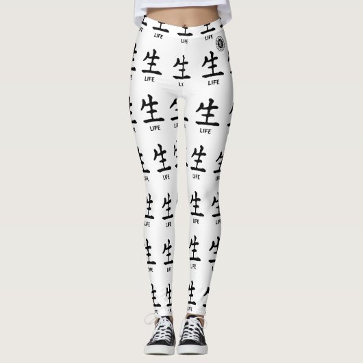 YNOTME LEGGINGS ALLEEN LIFE white (Voorkant)