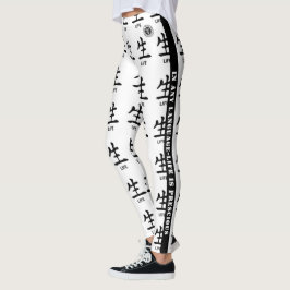 YNOTME LEGGINGS ALLEEN LIFE white