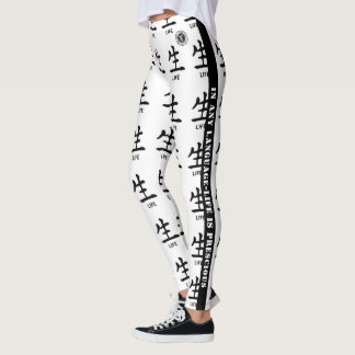YNOTME LEGGINGS ALLEEN LIFE white
