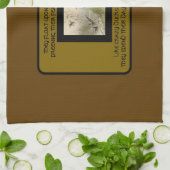 YNOTME Monotone Quacking3 Theedoek (Gevouwen)