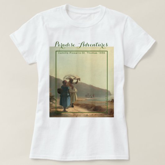 YNOTME PARADISE AVONTUREN PISSARRO T-SHIRT (Design voorkant)